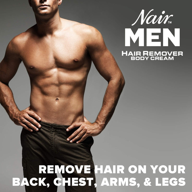 Nair Hair Remover for Men Hair Remover Body Cream, 13 oz. Nair