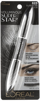 L'Oreal Paris Cosmetics Voluminous Superstar Washable Mascara, Blackest Brown, 1 Tube L'Oréal Paris