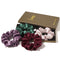 Scrunchies Hair Ties Silk Scrunchie for Girls Women Cute Hairties For Thick Curl Fine Hair No Crease Hair Accessories Soft Ropes Ponytail Holder No Hurt Your Hair (Burgundy Purple Pink Green) Ivyu Store