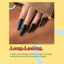 Beetles Blue Green Gel Nail Polish Set - 6 Colors Misty Gray Dark Green Gel Polish Kit Baby Blue Nail Gel Polish Soak Off UV LED Gel Nail Kit Vanish Manicure DIY Home Chrismas Gifts Box beetles Gel Polish Store