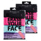 ERASE YOUR FACE Erase Your Face Make Up Removing Cloths, black, blue, pink, purple, 2 pack (count of 8) ERASE YOUR FACE
