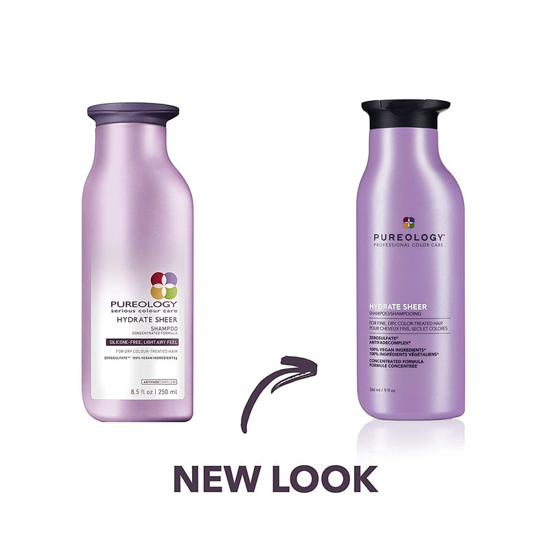 Pureology Hydrate Sheer Nourishing Shampoo | For Fine, Dry Color Treated Hair | Sulfate-Free | Silicone-Free | Vegan martinandmark.com