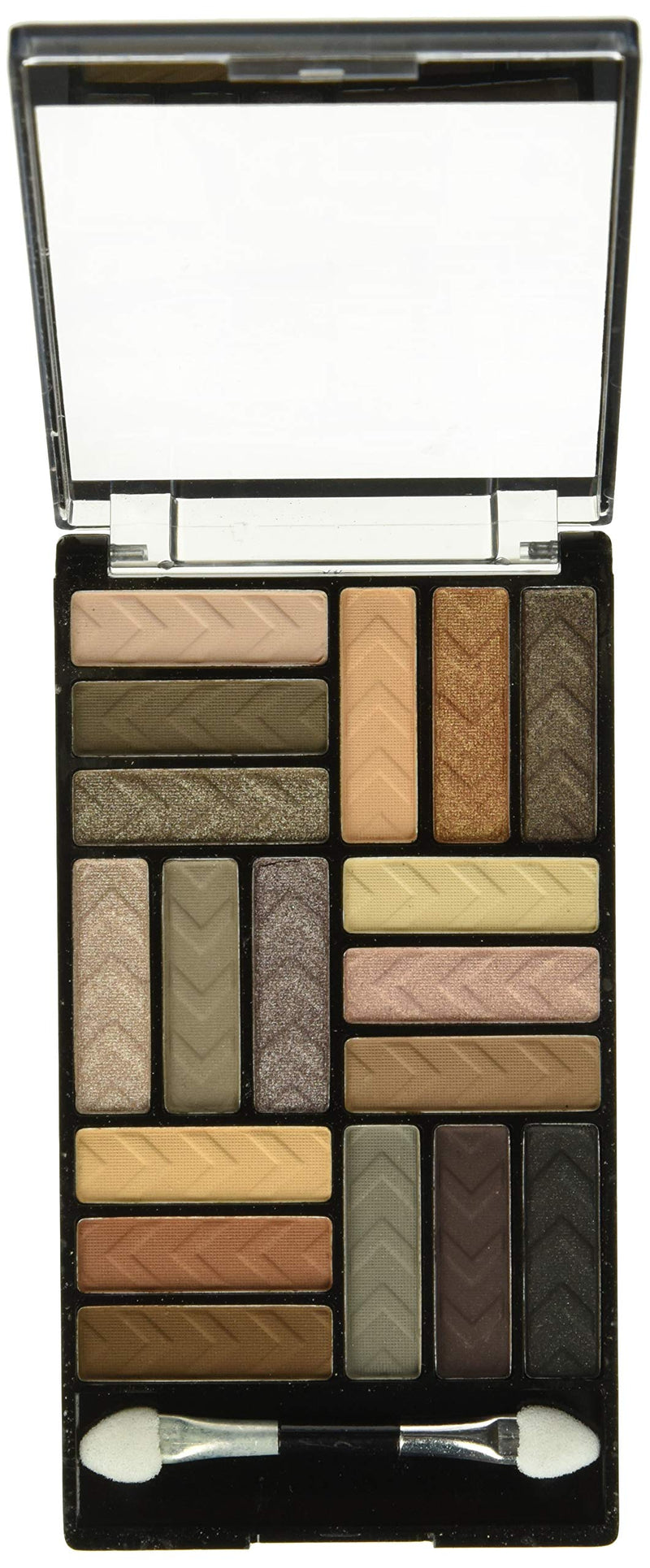 L.A. COLORS 18 Color Eyeshadow Palette, Downtown Brown, 0.70 Oz. L.A. COLORS