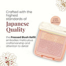 Paul & Joe Pressed Blush Palette Refill Only, Case Sold Separately, Oil-Absorbing Blush Powder, Bi-Color Face Blushes with Fitting Veil Powder, Light Beige and Light Pink, 01 Secret D'Or, 0.17 oz Infinity Warehouse