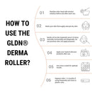 Beard Roller for Beard Stimulation and Hair Growth - Derma Roller Kit for Hair and Beard Growth - 540 Premium Quality Titanium Microneedles - Beard Grooming & Beard Club - By GLDN Luxury Collection Generic