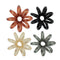 Kitsch Mini Spiral Hair Ties for Women, Phone Cord Hair Bands, Mini Elastic Hair Ties for Girls, Spiral Hair Coils, Toddler Hair Ties for Girls, Hair Accessories for Girls - 8 Pcs, Brunette Kitsch