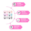 OneDor Nail Dip Dipping Powder – Acrylic Color Pigment Powders Pro Collection System, (6 Refreshing Colors Set-10g) Onedor