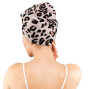 Kitsch Microfiber Hair Towel Wrap for Women, Hair Turban for Drying Wet Hair, Easy Twist Hair Towels, Super Absorbent and Ultra Soft Microfiber Towel, Hair Wrap, After Spa Hair Towel (Leopard) Kitsch