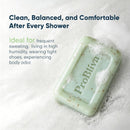 Antifungal Soap Bar with Tea Tree Oil & Charcoal, Exfoliating Scrub Soap for Body & Foot, Helps with Ringworm, Jock Itch & Athlete’s Foot, Antibacterial Body Wash Alternative for Men & Women, 2 Bars Infinity Warehouse