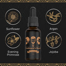 The Gentlemen's Premium Beard Oil - Conditioner Softener - All Natural Fragrance Free - Softens, Strengthens and Promotes Beard & Mustache Growth - Leave In Conditioner Moisturizes Skin The Gentlemen's Beard Store
