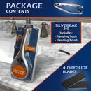 Bakblade 2.0 SilverBak Back Shavers for Men: DIY Hair Shaver, Safety Blade Technology & Ergonomic Handle, Wet & Dry Shaving (Extra Blades Included) Infinity Warehouse