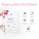 100% PURE Anti Acne Sheet Face Mask Clarifying Facial Skincare Detoxify & Calm Breakouts & Irritated Skin Soothing Anti-Inflammatory Botanical Boost & Deep Pore Cleanse for Women & Men - 1 Mask 100% PURE