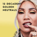 Urban Decay Naked Honey Eyeshadow Palette, 12 Golden Neutral Shades - Ultra-Blendable, Rich Colors with Velvety Texture - Set Includes Mirror & Double-Ended Makeup Brush URBAN DECAY