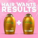 OGX Deeply Restoring + Pracaxi Recovery Oil AntiFrizz Shampoo with Murumuru Butter to Intensely Hydrate Curly Wavy Hair SulfateFree Surfactants for ColorTreated Hair, 13 Fl Oz OGX
