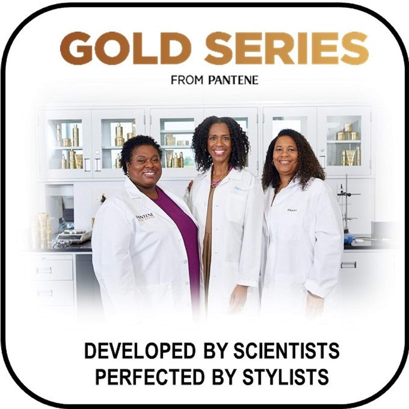 Pantene, Hair Oil, Co Wash, Detangling Milk, and Butter Cream Hair Treatment Kit, with Argan Oil, Sulfate Free, Pro-V Gold Series, for Natural and Curly Textured Hair Pantene