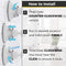 HoneyBull Shower Mirror Fogless for Shaving - with Suction, Razor Holder for Shower & Swivel, Mirrors, Shower Accessories, Bathroom Mirror, Bathroom Accessories, Holds Razors for Men (XL White) HONEYBULL