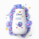 Dove Body Wash Anti-Stress Blue Chamomile & Oat Milk, 3 Count for Renewed, Healthy Looking Skin, Moisturizing Gentle Skin Cleanser with 24hr Renewing MicroMoisture, 30.6 oz Infinity Warehouse