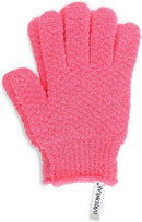 Evridwear Exfoliating Gloves for Shower, 100% Nylon Thick Soft Medium Heavy Bathing Gloves Dead Skin Remover Body Scrubber Smooth Skin with Hang Loop, 1 Pairs (Hot Pink) Evridwear