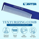 Lift Teasing Comb and Hair Pick – 1 Pack, Five Stainless Still Lifts - Chemical and Heat Resistant Detangler Styling Comb – Anti Static Comb For All Hair Types – By Cantor Cantor