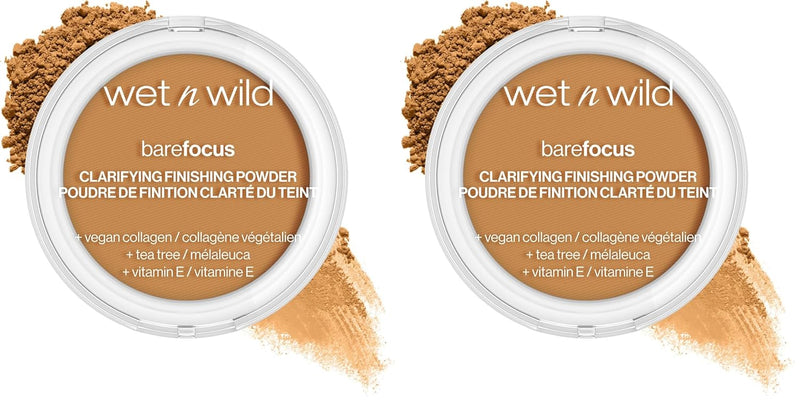 wet n wild Bare Focus Clarifying Finishing Powder | Matte | Pressed Setting Powder Translucent Infinity Warehouse
