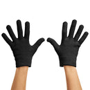 ZenToes Moisturizing Gloves with Gel Lining - Dry Hands Treatment - 1 Pair Hydrating Cracked Hand Healing Gloves - Repair Rough, Chapped Skin Overnight (Cotton Black) ZenToes