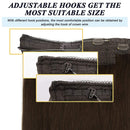 GOO GOO Human Hair Extensions Chocolate Brown,100g Halo Hair Extensions 20 Inch Straight Real Hair Extensions with Fish Line Invisible Wire Hidden Crown Hair Extensions Layered Hairpiece for Women GOO GOO Store