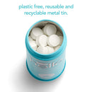 "hello Antiplaque & Whitening Eco-Friendly Travel Toothpaste Tablets Gently Remove Surface Stains, Natural Peppermint 120 Count (Pack of 2)" hello