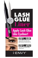 i-Envy Lash Glue Liner 2-in-1 Eyelash Adhesive and Felt-Tip Eyeliner (Black) Applies Like Eyeliner, Dries Like Glue 0.7mL (0.02 Oz) I-ENVY