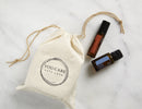Essential oil carrying case | Rose Gold | Holds 4 standard bottles (15ml) or roller bottles (10ml) | Great for travel or daily use | Eco friendly material YouCare-SelfCare