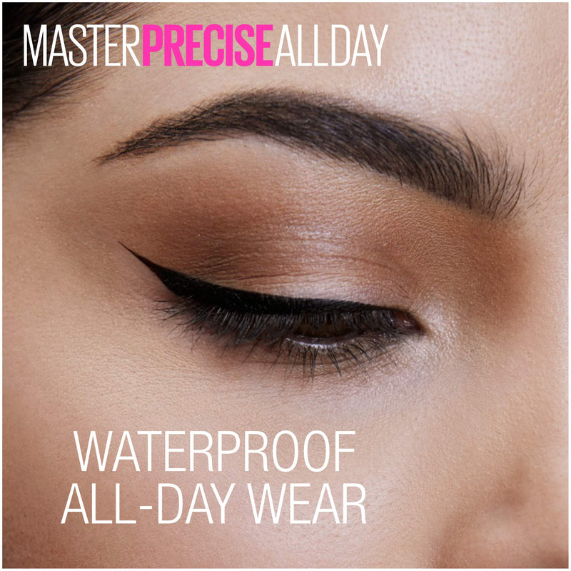 Maybelline Eyestudio Master Precise All Day Liquid Eyeliner, Black, 0.034 Ounce Maybelline New York