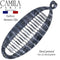 Camila Paris CP3100 7 inch French Banana Clip Hair Comb Classic Girls Updo Flexible Ponytail Holder Interlocking Banana Combs, Fashion Durable Styling Hair Accessories for Women, Made in France Camila