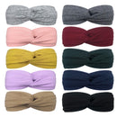 DRESHOW 10 Pack Make Up Headbands for Women Knit Vintage Cross Elastic Head Wrap Hair Accessories DRESHOW Store