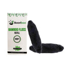 Boonboo Dental Floss Refill | Bamboo Woven Fiber | 2pcs of 100FT/30M - Total 200FT/60M | Bamboo Charcoal | Teeth Flosser Threads | Sustainable & Biodegradable (Mint) BOONBOO
