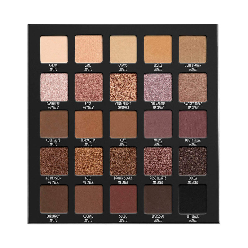 LORAC PRO Matte & Shimmer Eyeshadow Palette, Meraki | Glitter | Mirror Compact | Cruelty Free, Gluten Free, Vegan LORAC