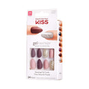 Kiss Nails GEL FANTASY- Medium Design Nails w/Adhesive Tabs & Glue (KGN07-RUSH HOUR) KISS