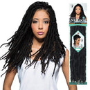 Bobbi Boss Synthetic Hair Crochet Braids African Roots Braid Collection Nu Locs 18" (4-Pack, T4/3027) BOBBI BOSS