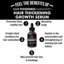 Hair Growth Serum - Hair Loss Prevention Treatment by Hair Thickness Maximizer. Best Natural Oils For Thinning Hair. Replenish Hair Follicles for Men, Women. Thickening Leave In Conditioner Serum 2oz Hair Thickness Maximizer Store