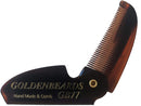 Moustache Wax & Folding Small Comb Get The Best Moustache Wax KIT with a 3" Folding Comb at Best Price.A Must to use for Your Moustache Golden Beards Kobenhavn BALM GROOMING OIL