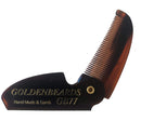 Moustache Wax & Folding Small Comb Get The Best Moustache Wax KIT with a 3" Folding Comb at Best Price.A Must to use for Your Moustache Golden Beards Kobenhavn BALM GROOMING OIL