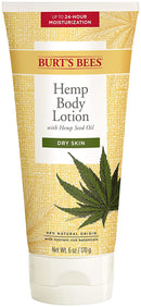 Burt’s Bees Hemp Body Lotion with Hemp Seed Oil for Dry Skin, 6 Ounces (Packaging May Vary), 3 Pack Burt's Bees Store