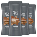 DOVE MEN + CARE Antiperspirant Deodorant Natural Inspired Sandalwood + Orange Antiperspirant for Men 2.6 oz 4 Count DOVE MEN + CARE