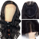 Body Wave Lace Front Wigs Human Hair, Brazilian Virgin Human Hair 4x4 Lace Closure Wigs, 130% Density Human Hair Wigs with Baby Hair Natural Hairline Wigs for Black Women (22 inch) Amanda