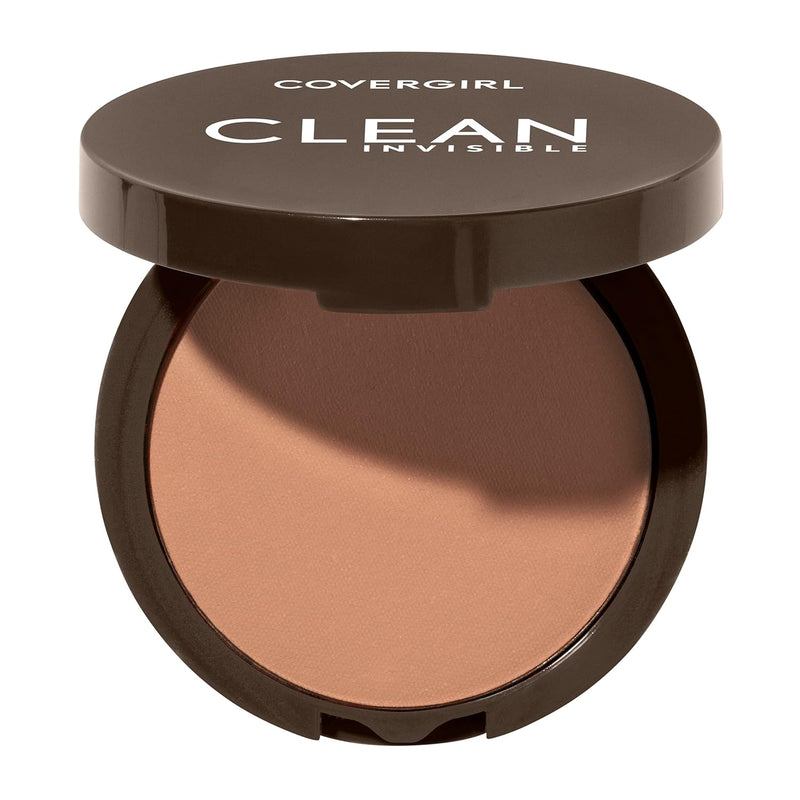 Covergirl Clean Invisible Pressed Powder, Lightweight, Breathable, Vegan Formula, Warm Nude 158, 0.38oz Infinity Warehouse