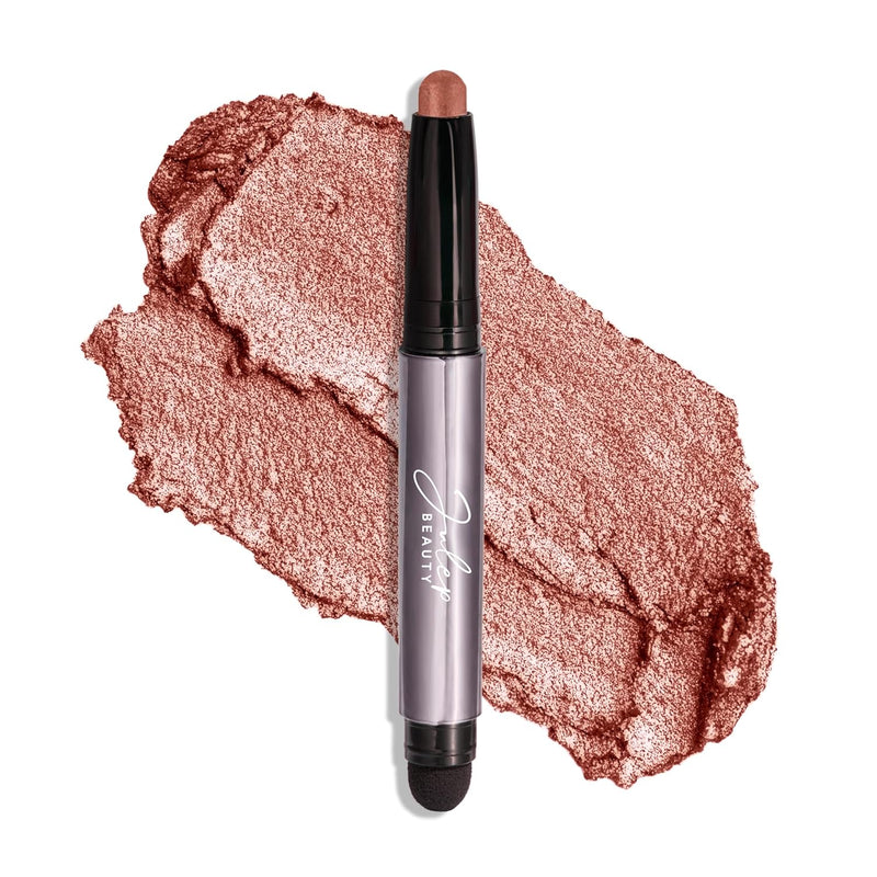 Julep Eyeshadow 101 Crème-to-Powder Waterproof Eyeshadow Stick – Rose Shimmer – Long-Lasting, Crease-Proof, Pearlescent Rose Shimmer Cream Eyeshadow with Built-in Smudger - Infinity Warehouse