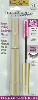L'Oreal Paris Makeup Original Telescopic Lengthening Mascara, Black Brown, 0.27 Fl Oz (1 Count) L'Oreal Paris