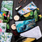 Pack of 3 Cosmetic Bags for Women Functional Makeup Bags Small Travel Bags Toiletries Case Durable Waterproof Bags Accessories Organizer Fashion Women Gifts (Style B) FUN FUN HOME