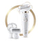 Braun Epilator Silk-épil 9 9-030 with Flexible Head, Facial Hair Removal for Women and Men, Shaver & Trimmer, Cordless, Rechargeable, Wet & Dry, Beauty Kit with Body Massage Pad Braun