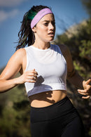 Halo Headband Halo I Tie Sweatband for Both Men and Women No Slip with a Custom Fit, Orchid Halo Headband