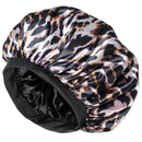 LAYKAY Silky Satin Bonnet - Adjustable Head Size Sleep Silk Bonnet - Double Layer Satin Lined Sleeping Cap - Reversible Hair Bonnet,One Size LAYKAY