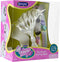 Breyer Horses Mane Beauty Horse Styling Head | Daybreak | White Extra-Long Silky No Tangle Mane | 10" x 4.25" x 4.25" | Styling Book, Brush, Hair Coils, Hair Clips, Elastics | Horse Toy | Model